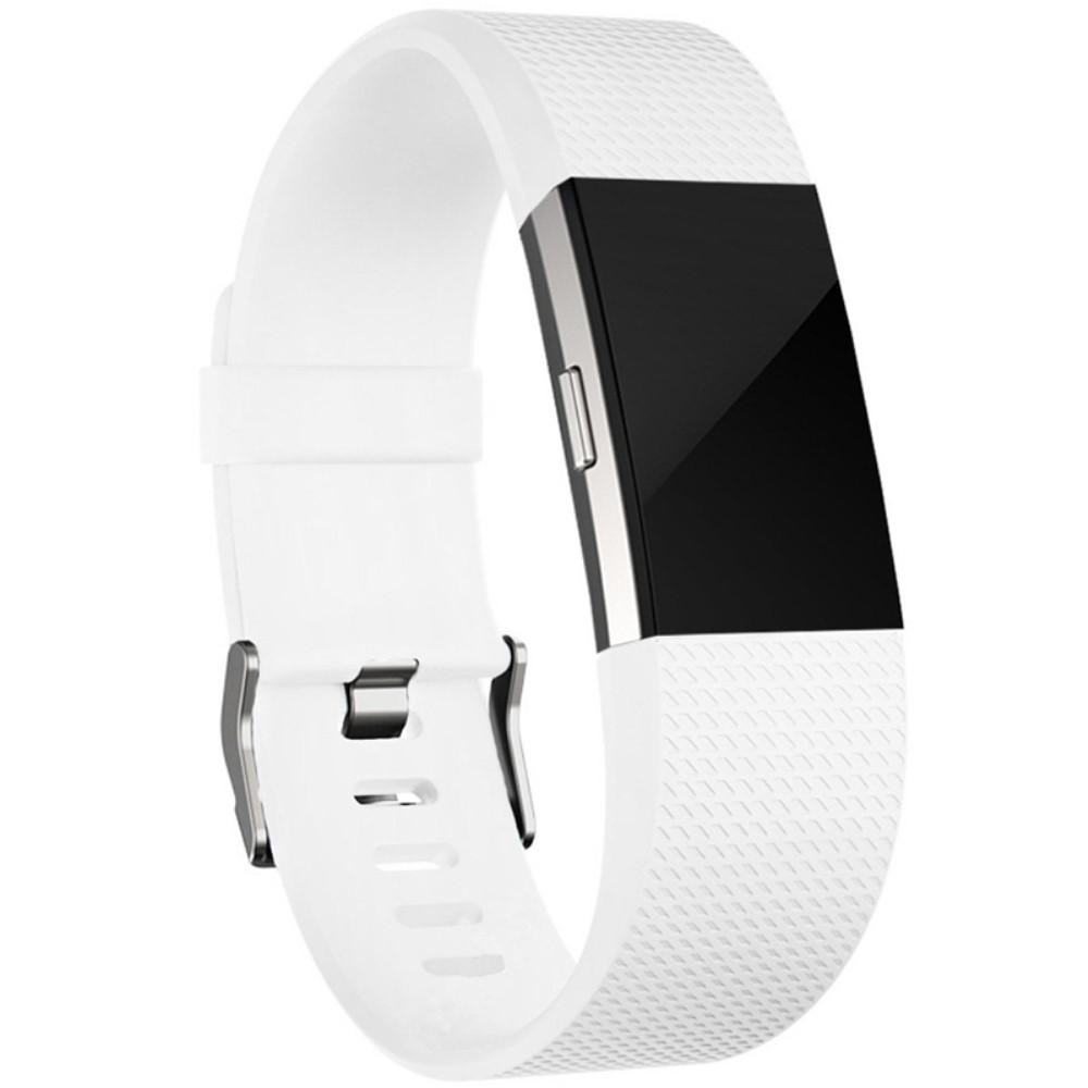 Fitbit Charge 2 Armband aus Silikon, weiß