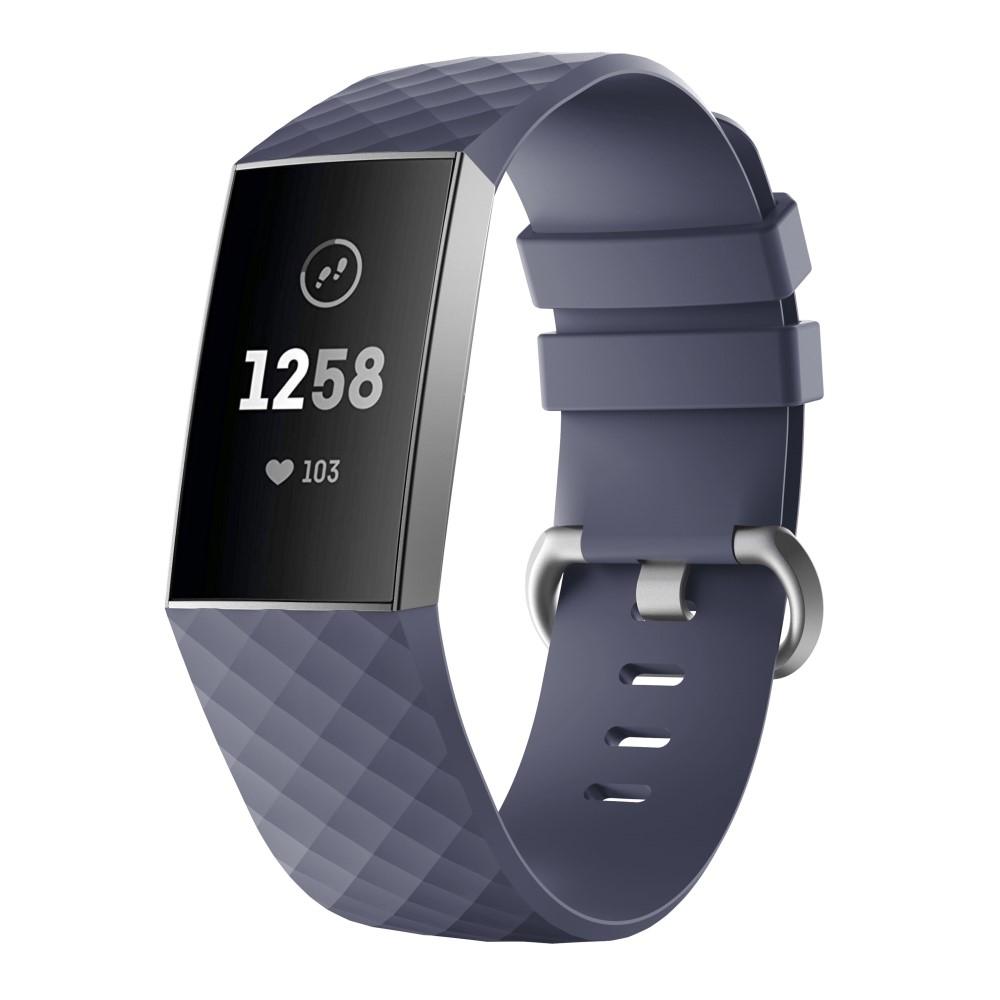 Fitbit Charge 3/4 Armband aus Silikon Lila
