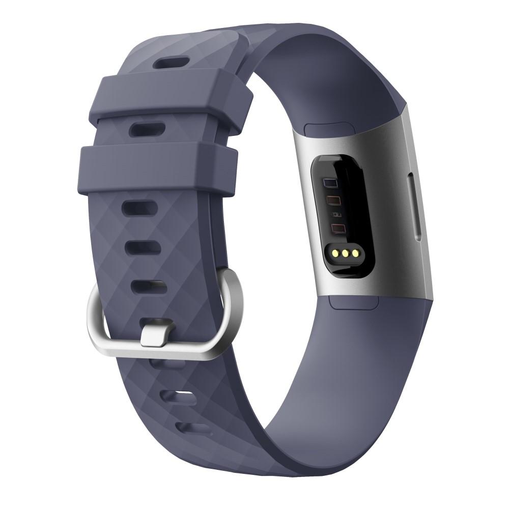 Fitbit Charge 3/4 Armband aus Silikon, lila