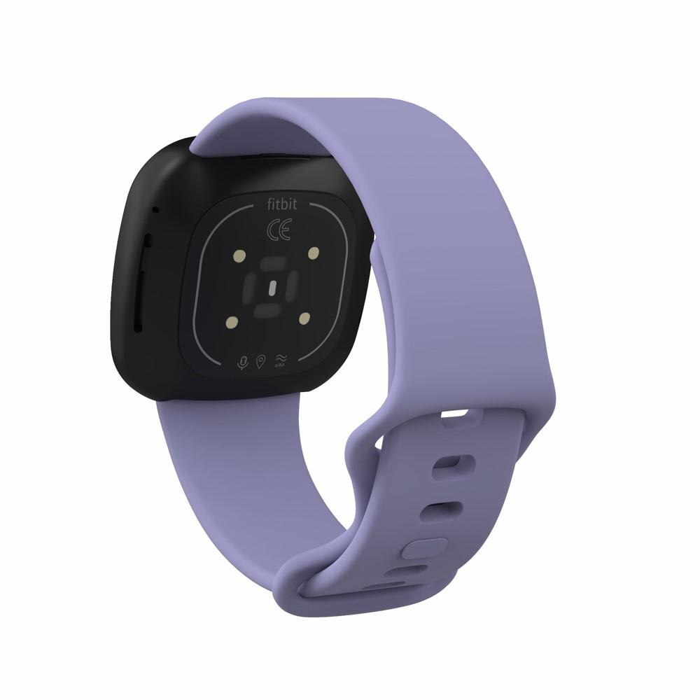 Fitbit Versa 3/Sense Armband aus Silikon Lila