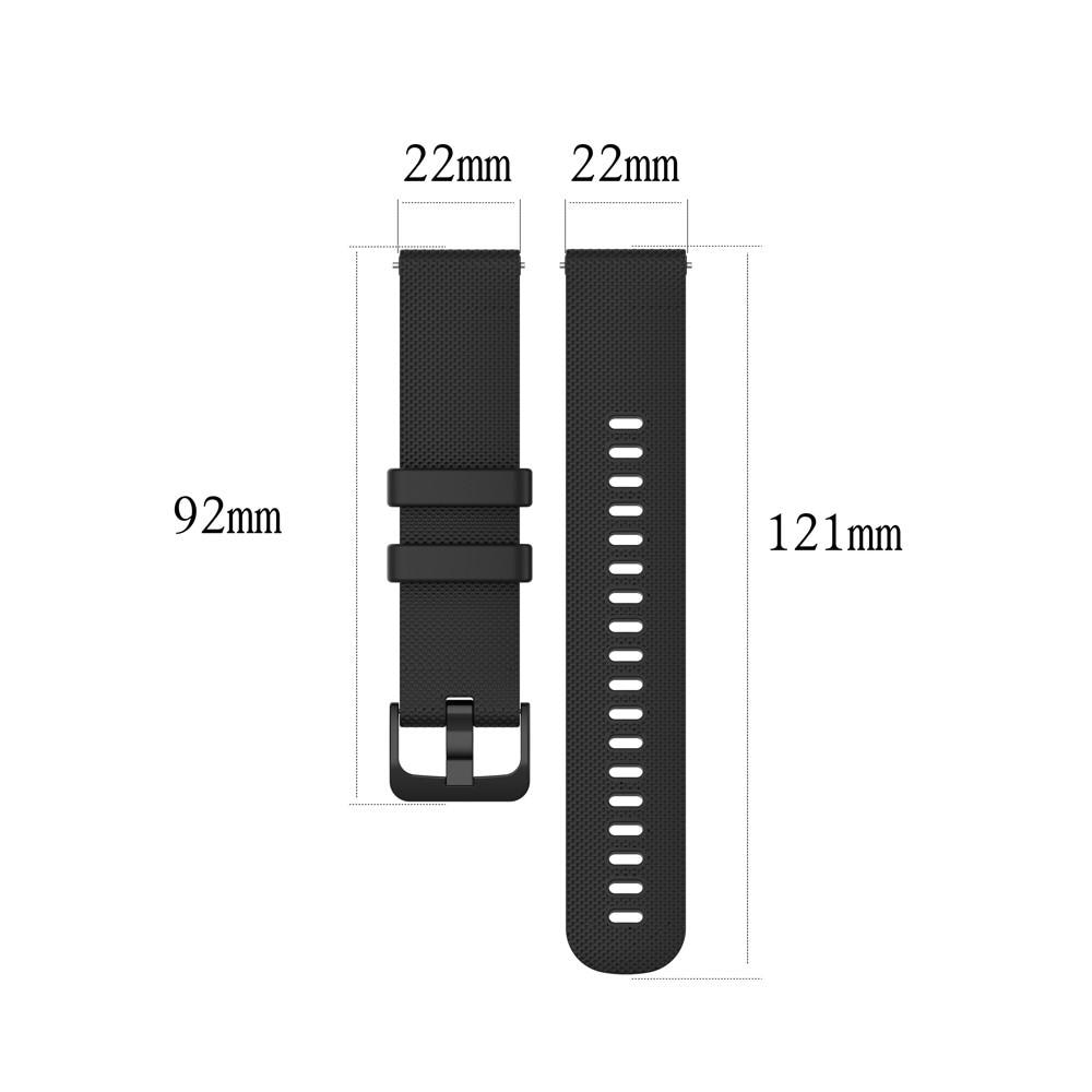 Garmin Forerunner 745 Armband aus Silikon, schwarz