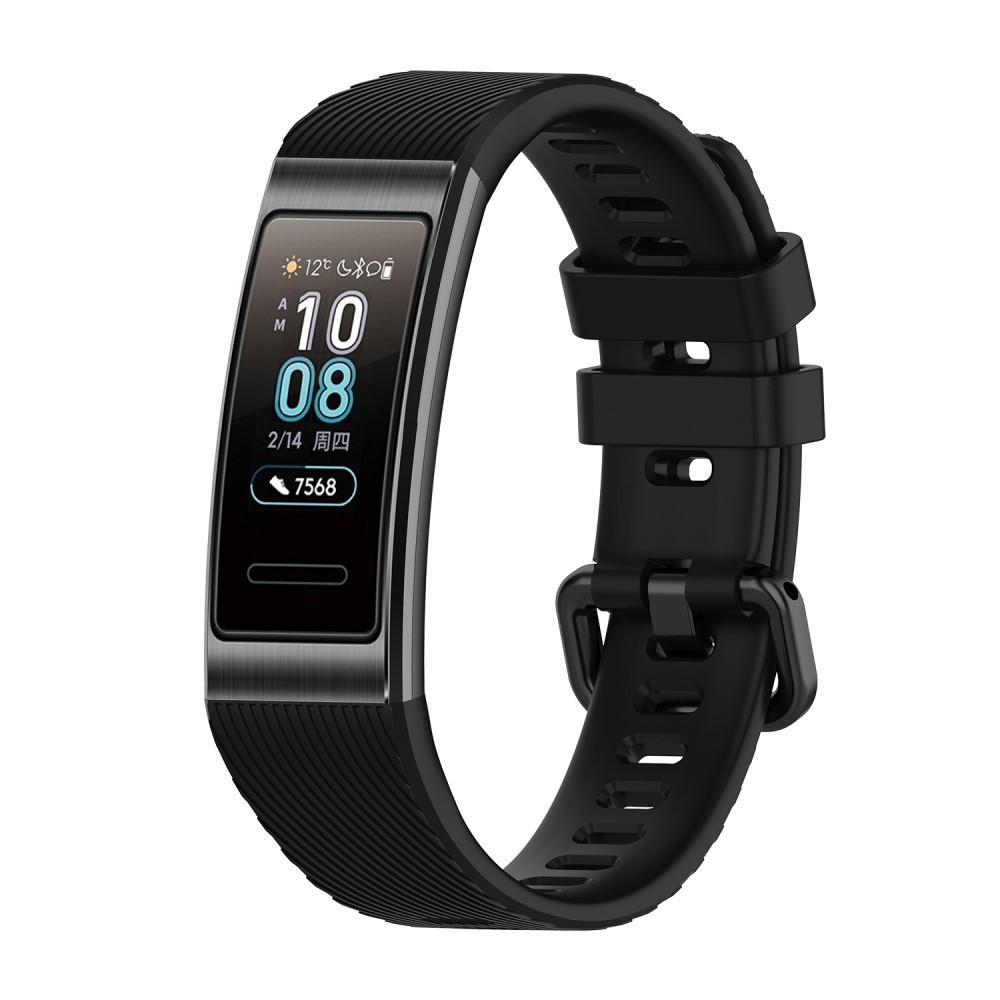 Huawei Band 3/3 Pro Armband aus Silikon, schwarz