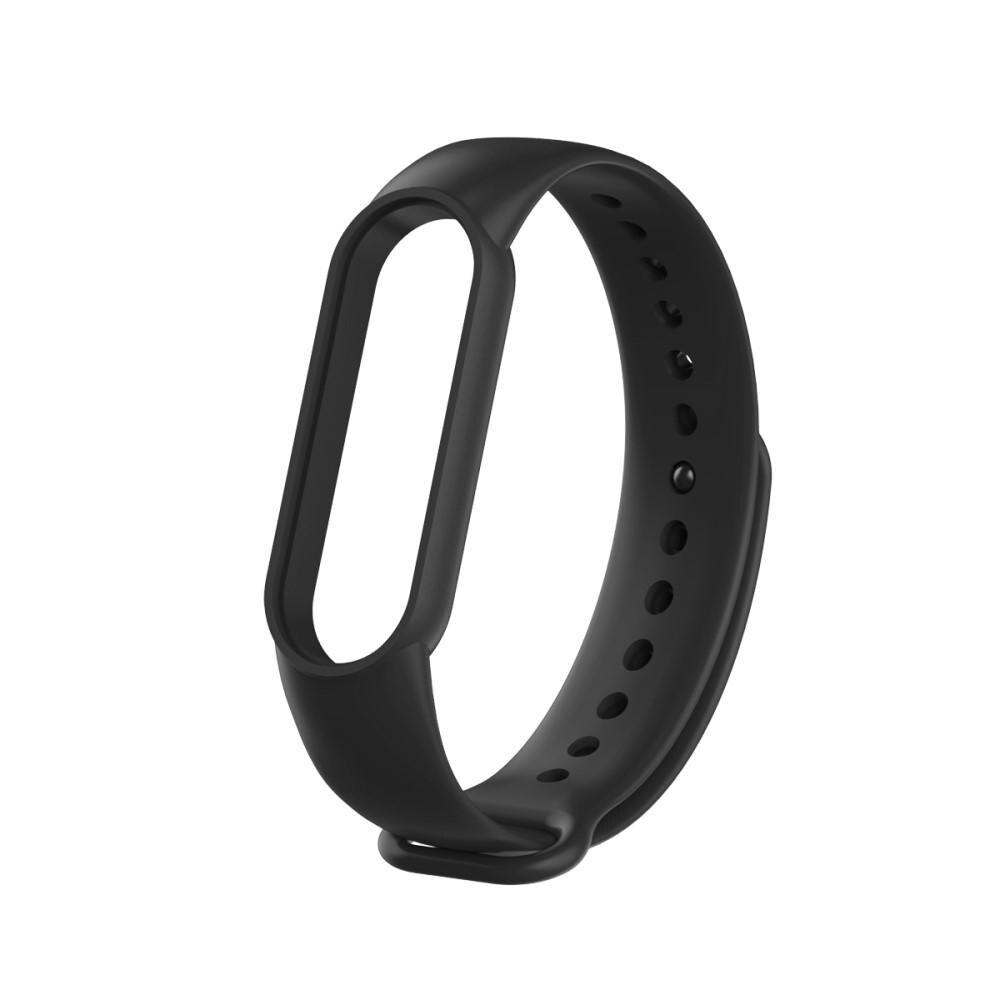 Xiaomi Mi Band 5/6 Armband aus Silikon, schwarz