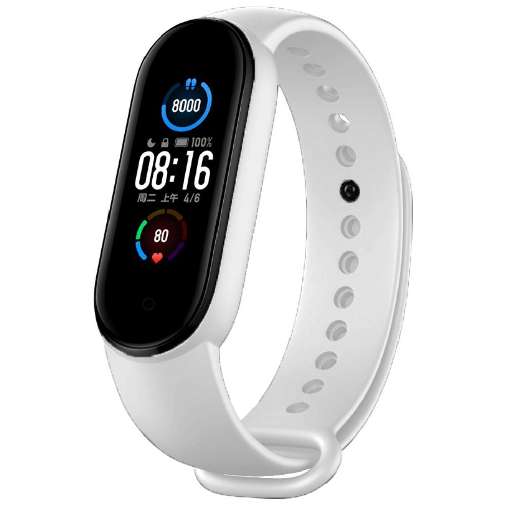 Xiaomi Mi Band 5/6 Armband aus Silikon, weiß