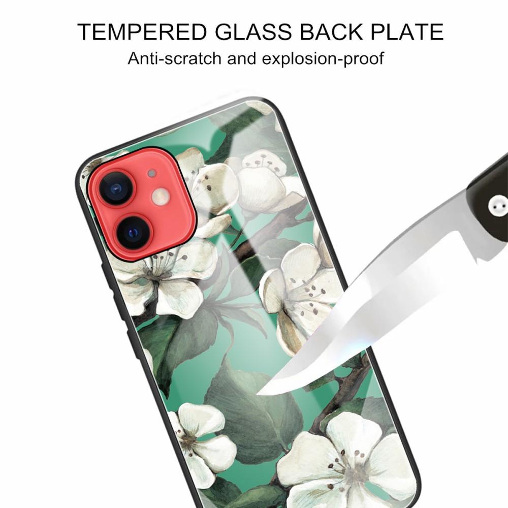 iPhone 11 Hülle aus gehärtetem Glas Flowers