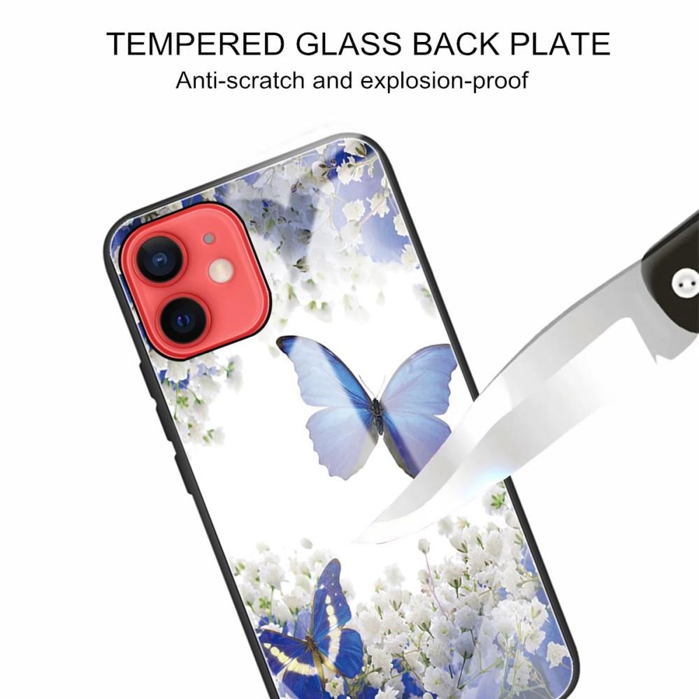 iPhone 11 Hülle aus gehärtetem Glas Butterflies
