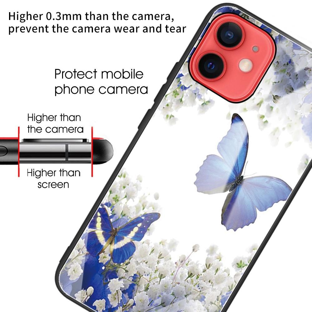 iPhone 11 Hülle aus gehärtetem Glas Butterflies