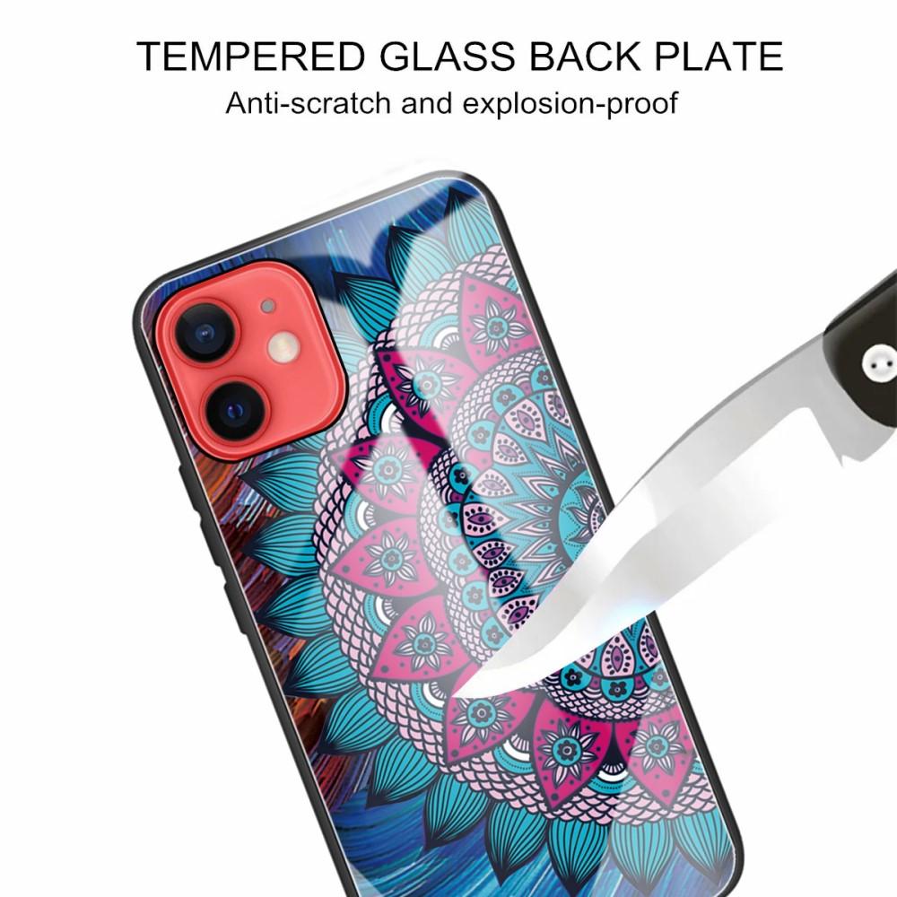 iPhone 11 Hülle aus gehärtetem Glas Mandala