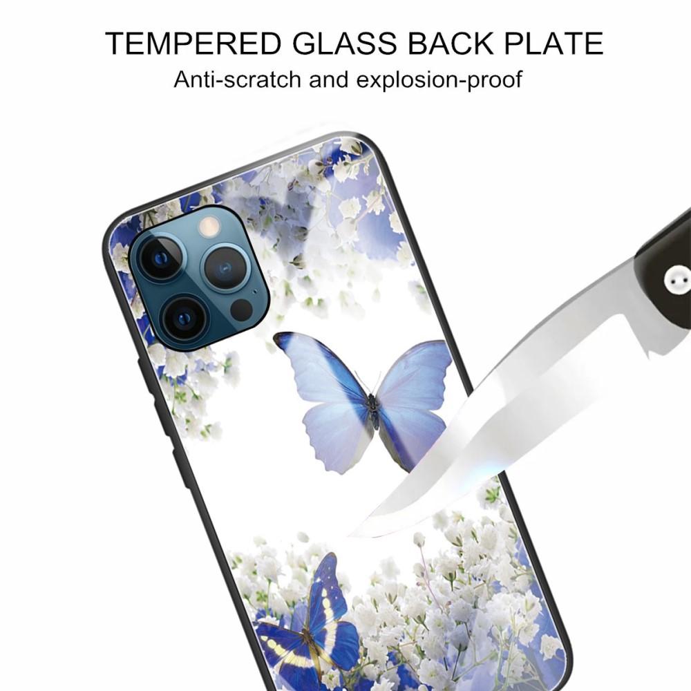 iPhone 12/12 Pro Hülle aus gehärtetem Glas Butterflies