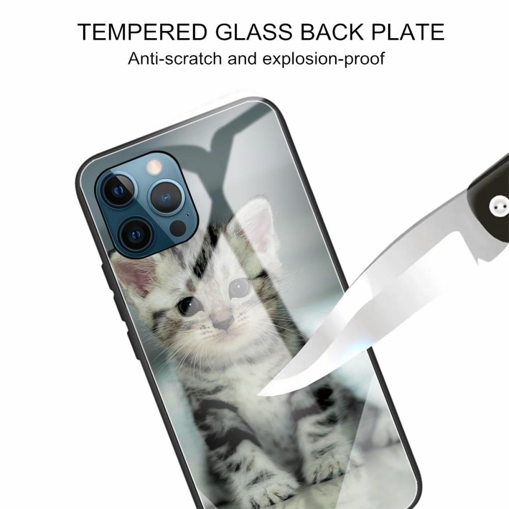 iPhone 12/12 Pro Hülle Gehärtetem Glas Kätzchen