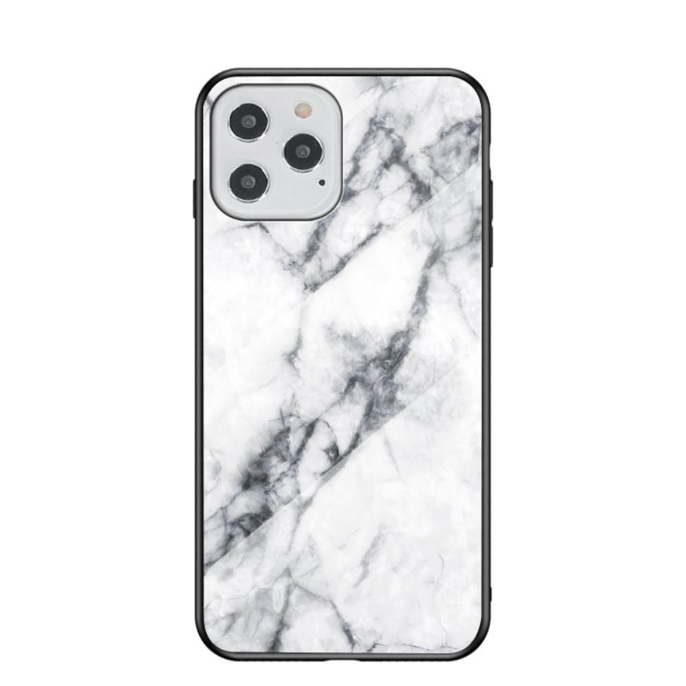 iPhone 12/12 Pro Hülle aus gehärtetem Glas White Marble