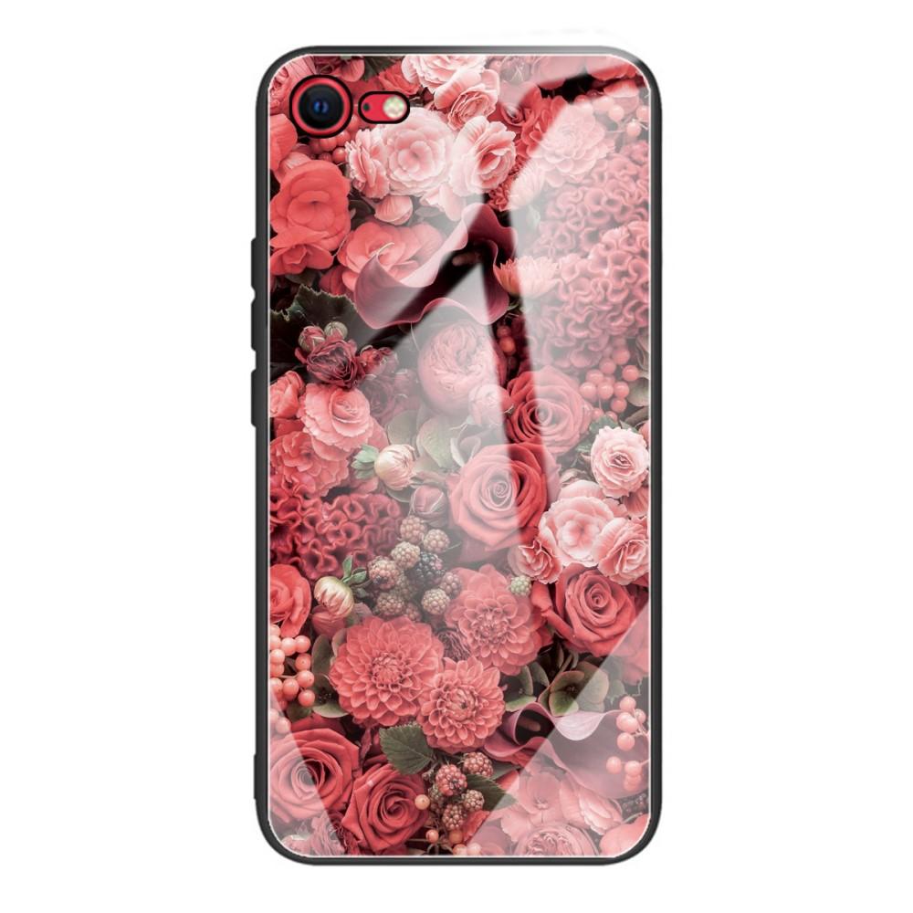 iPhone SE (2022) Hülle aus gehärtetem Glas Roses