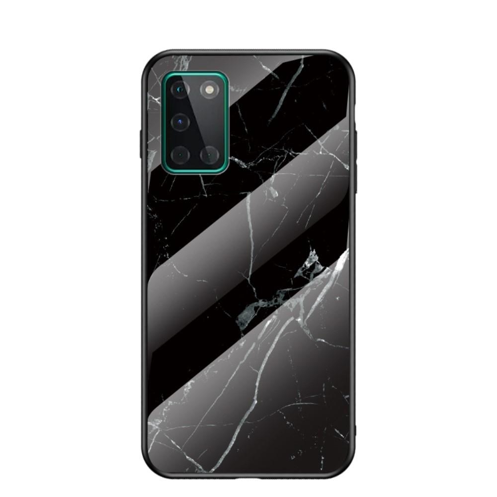 OnePlus 8T Hülle aus gehärtetem Glas Black Marble