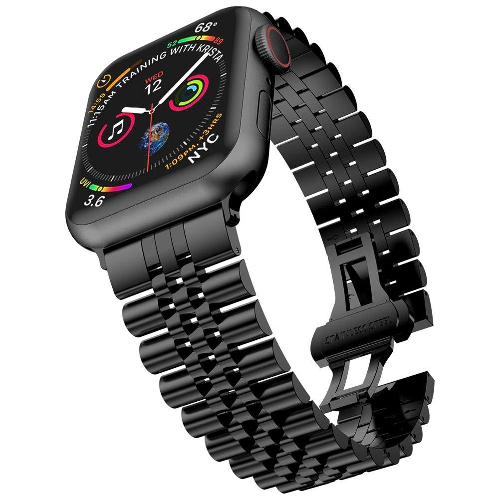 Stainless Steel Bracelet Apple Watch Series 7 41mm Silber