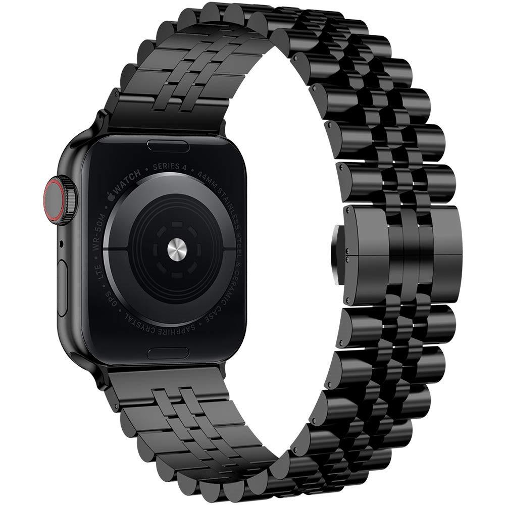 Apple Watch 41mm Series 8 Stainless Steel Bracelet Black