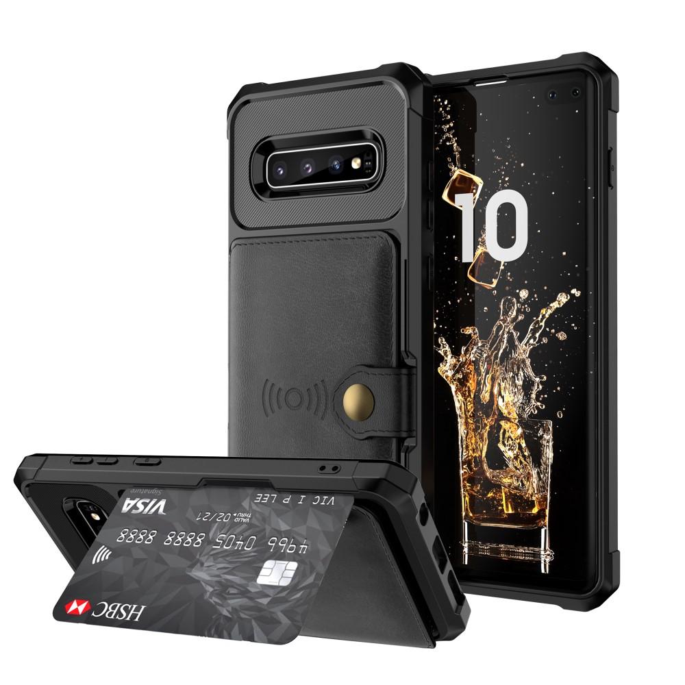 Samsung Galaxy S10 Plus Tough Multi-slot Case Schwarz