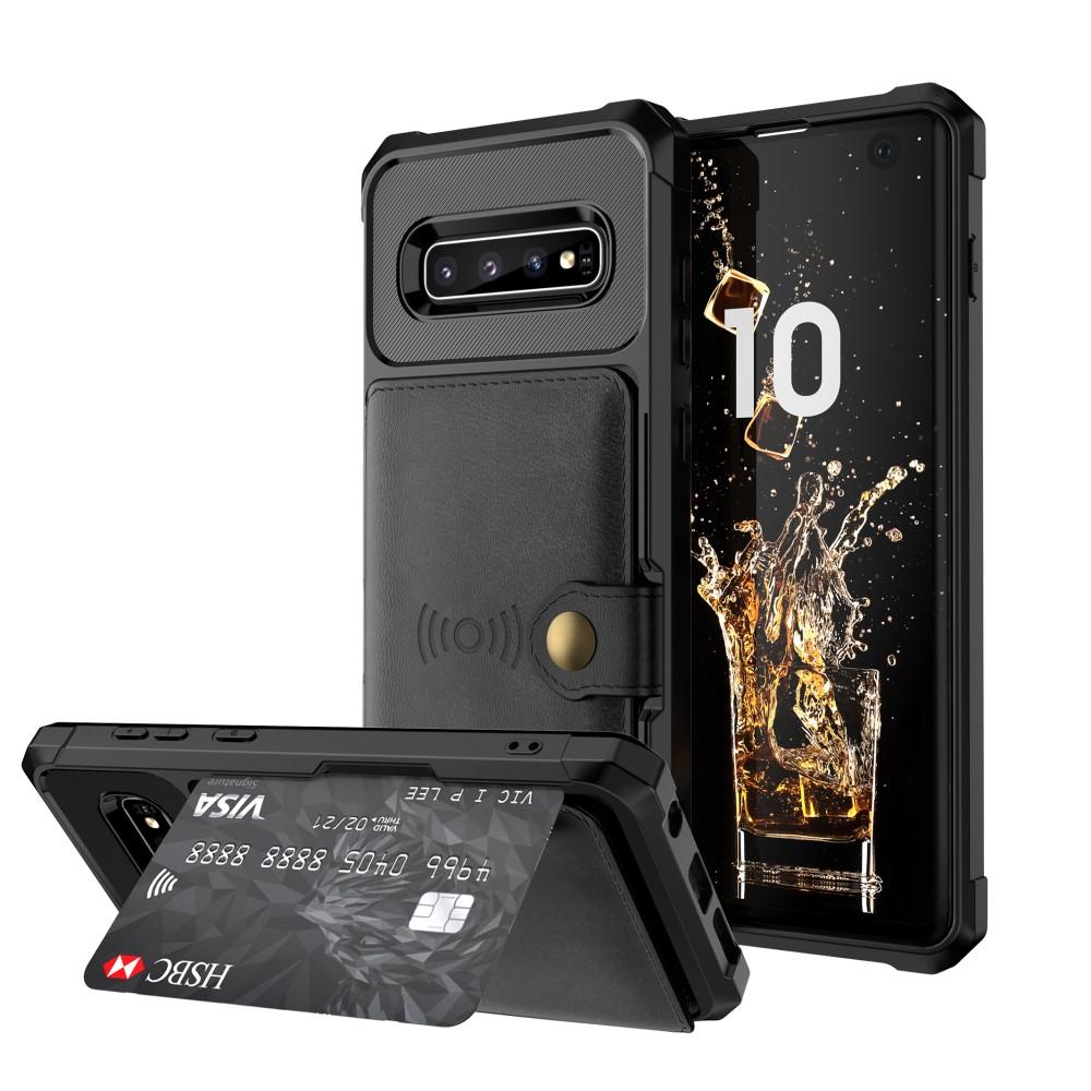 Samsung Galaxy S10 Tough Multi-slot Case Schwarz