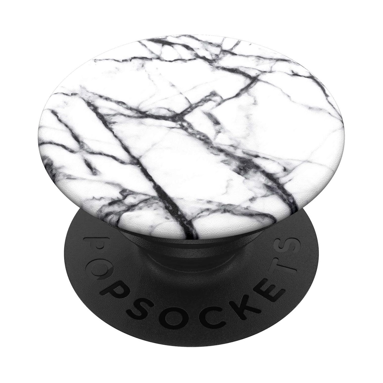 PopGrip-Halter / Ständer Abnehmbare Oberseite Dove White Marble