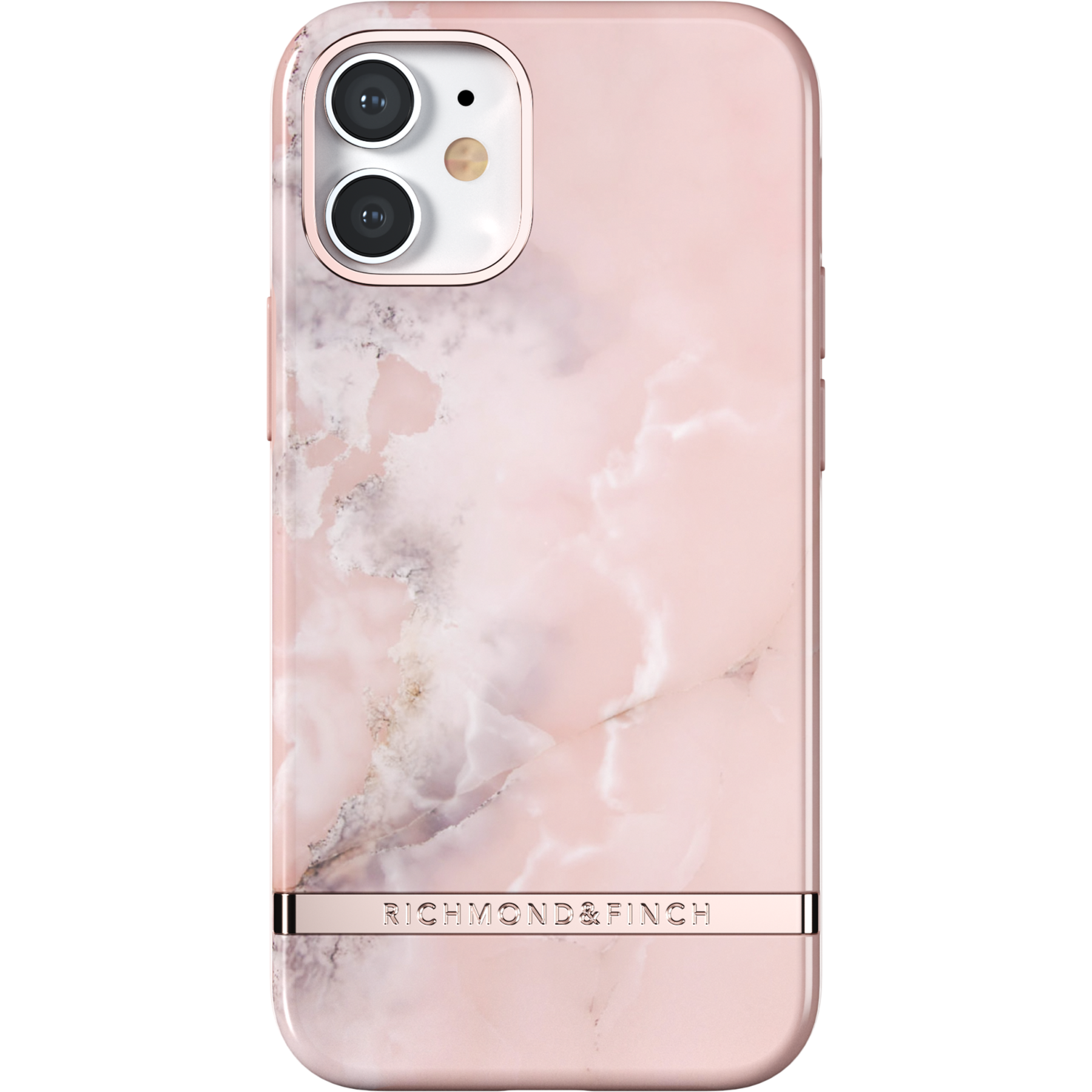 Hülle iPhone 12 Mini Pink Marble