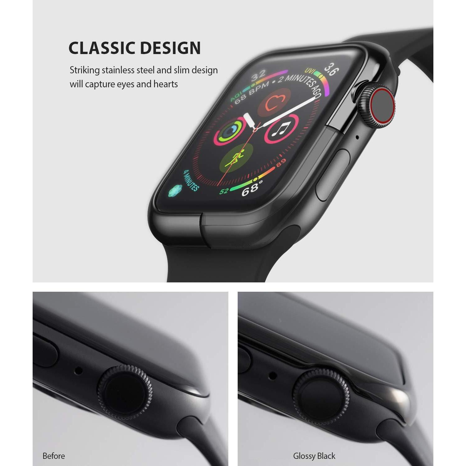 Bezel Styling Apple Watch 44 mm Black