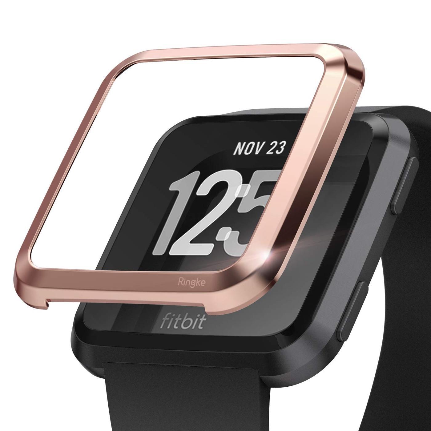 Bezel Styling Fitbit Versa Pink Gold