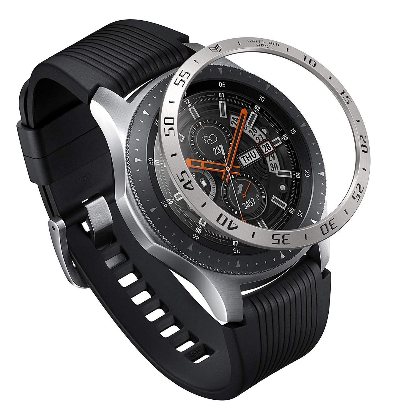 Bezel Styling Samsung Galaxy Watch 46mm Silber