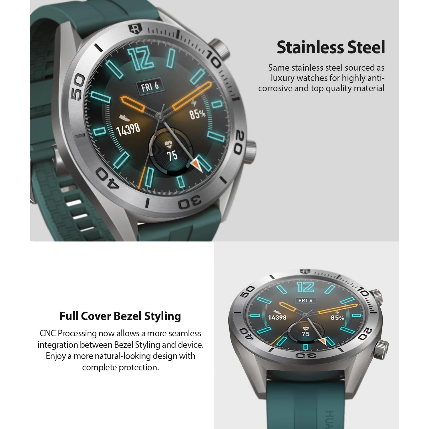 Bezel Styling Huawei Watch GT Silber