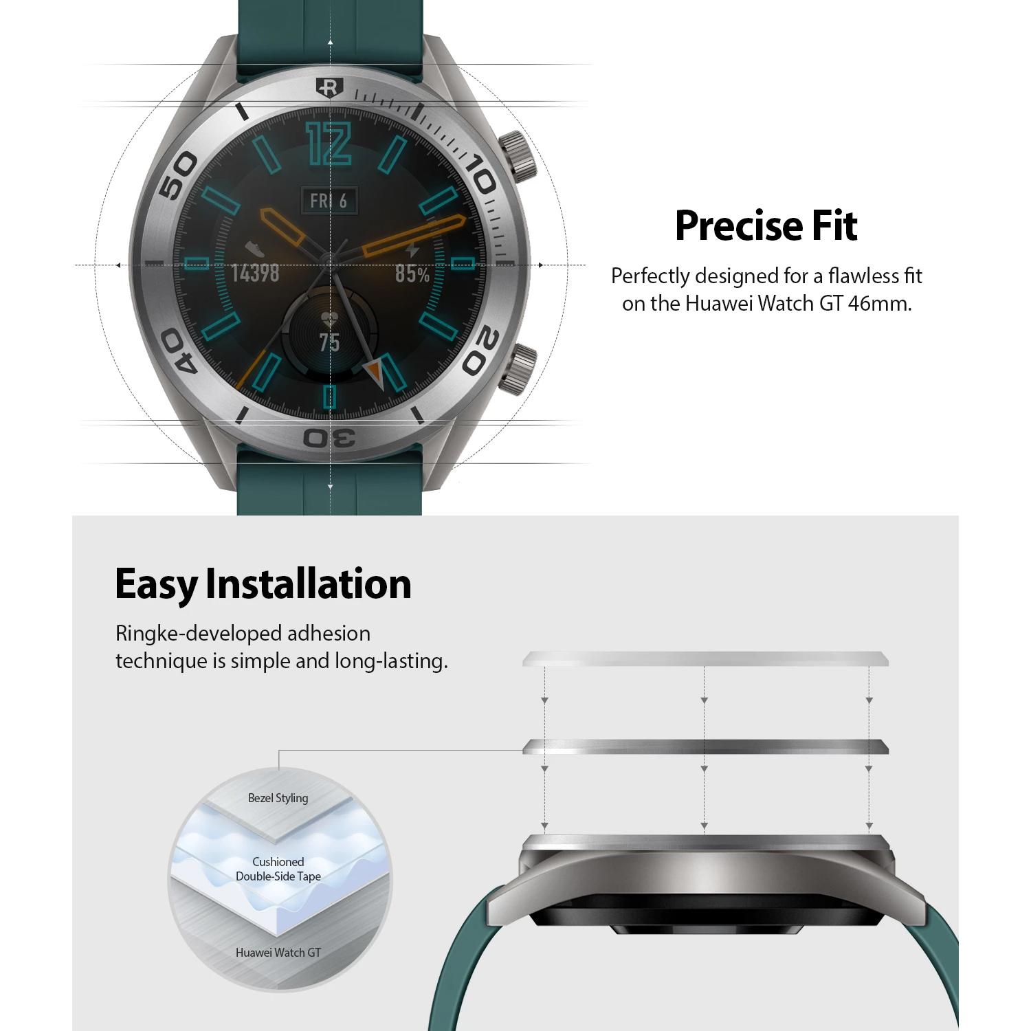 Bezel Styling Huawei Watch GT Silber