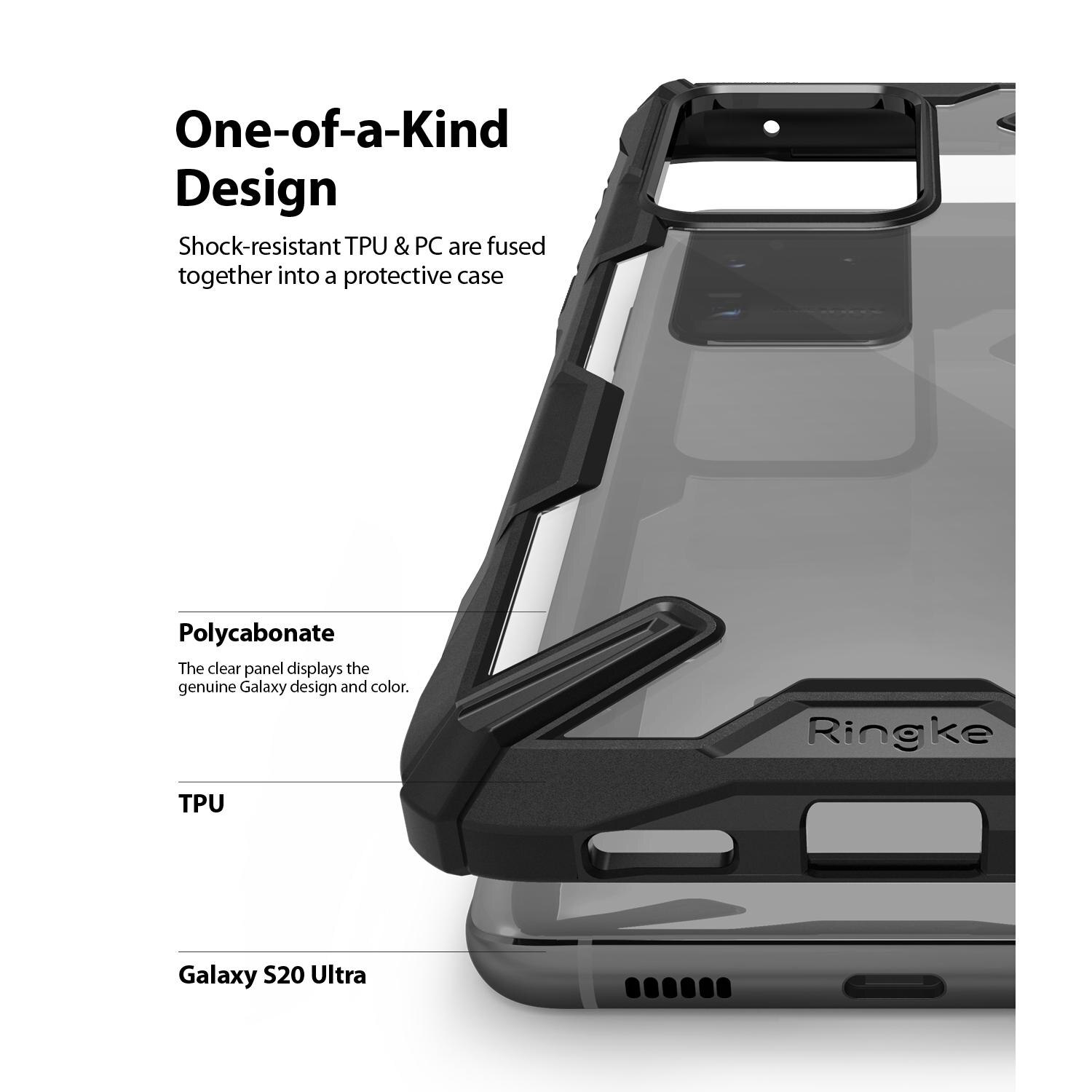 Fusion X Case Samsung Galaxy S20 Ultra Schwarz