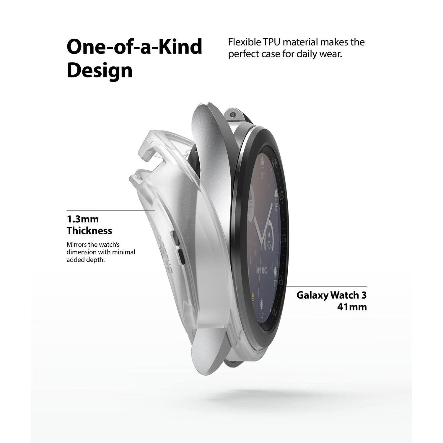 Air Sports Case Samsung Galaxy Watch 3 41mm Schwarz
