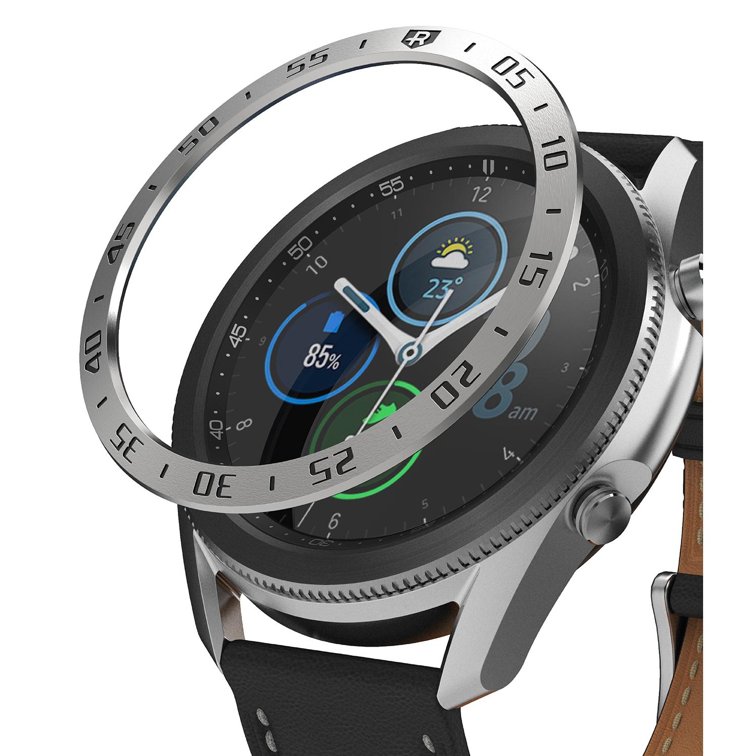 Bezel Styling Samsung Galaxy Watch 3 45mm Silber
