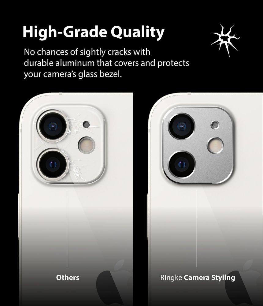 Camera Styling iPhone 12 Mini Silber