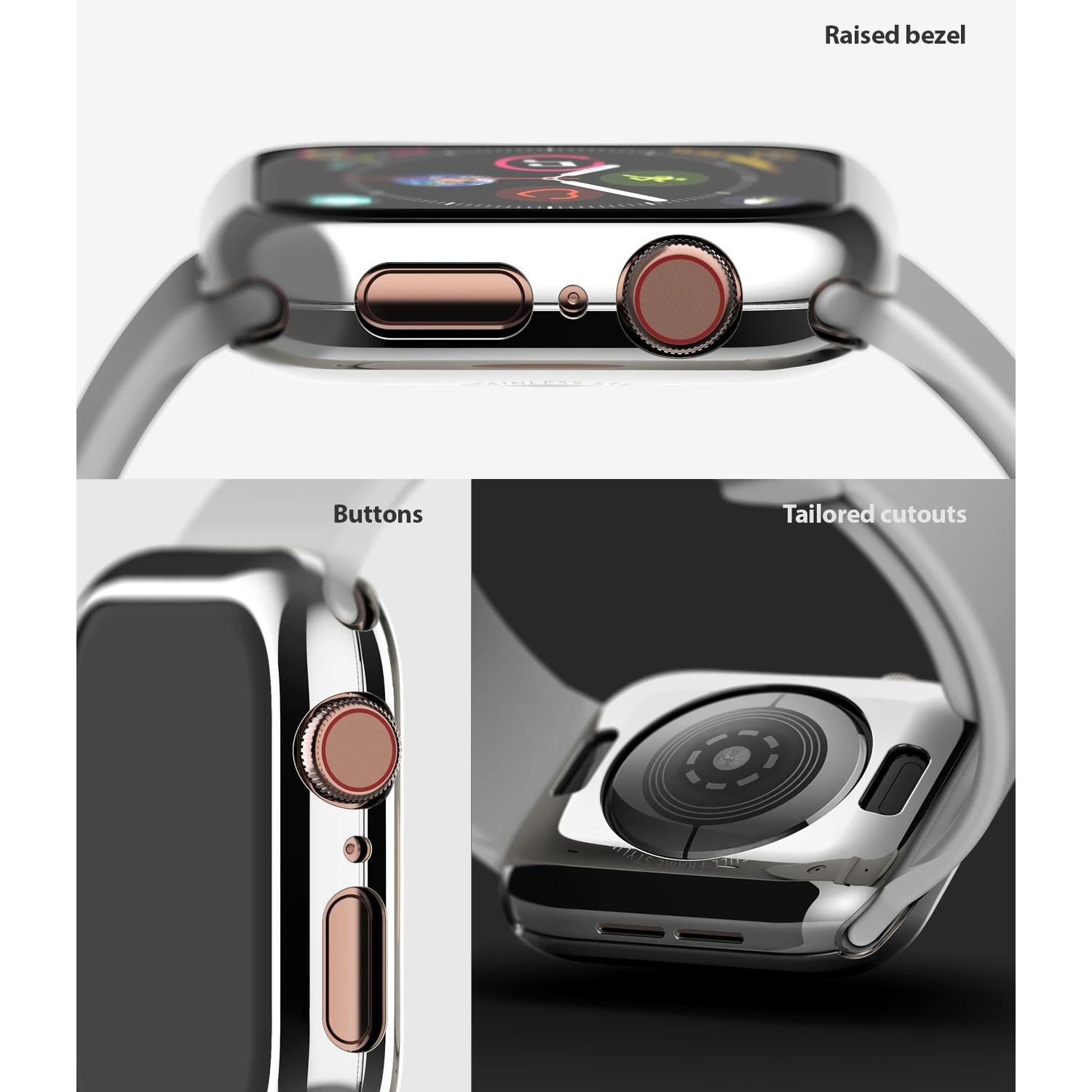 Full Frame Case Apple Watch 44mm silber