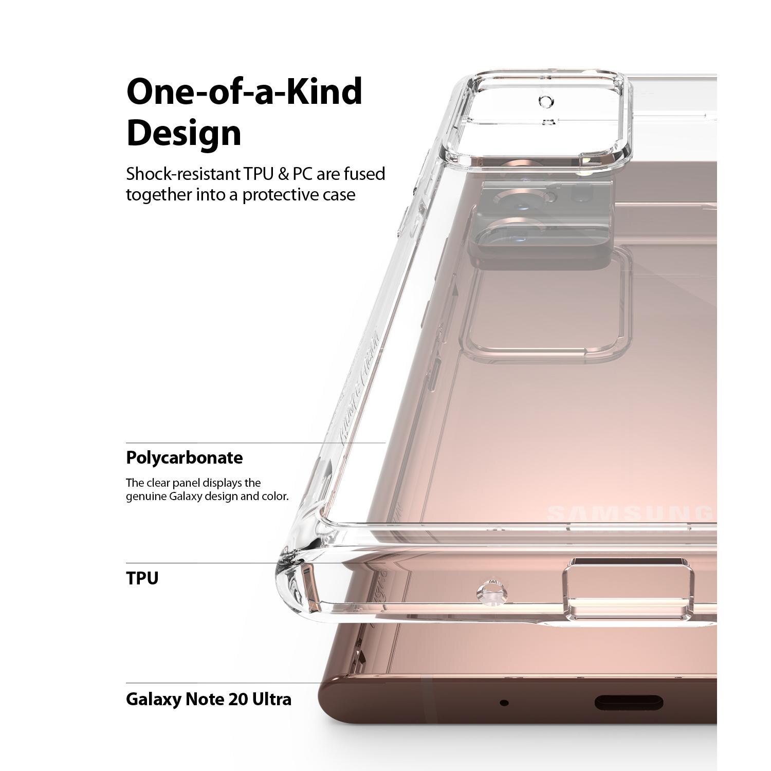 Fusion Case Samsung Galaxy Note 20 Ultra Transparent