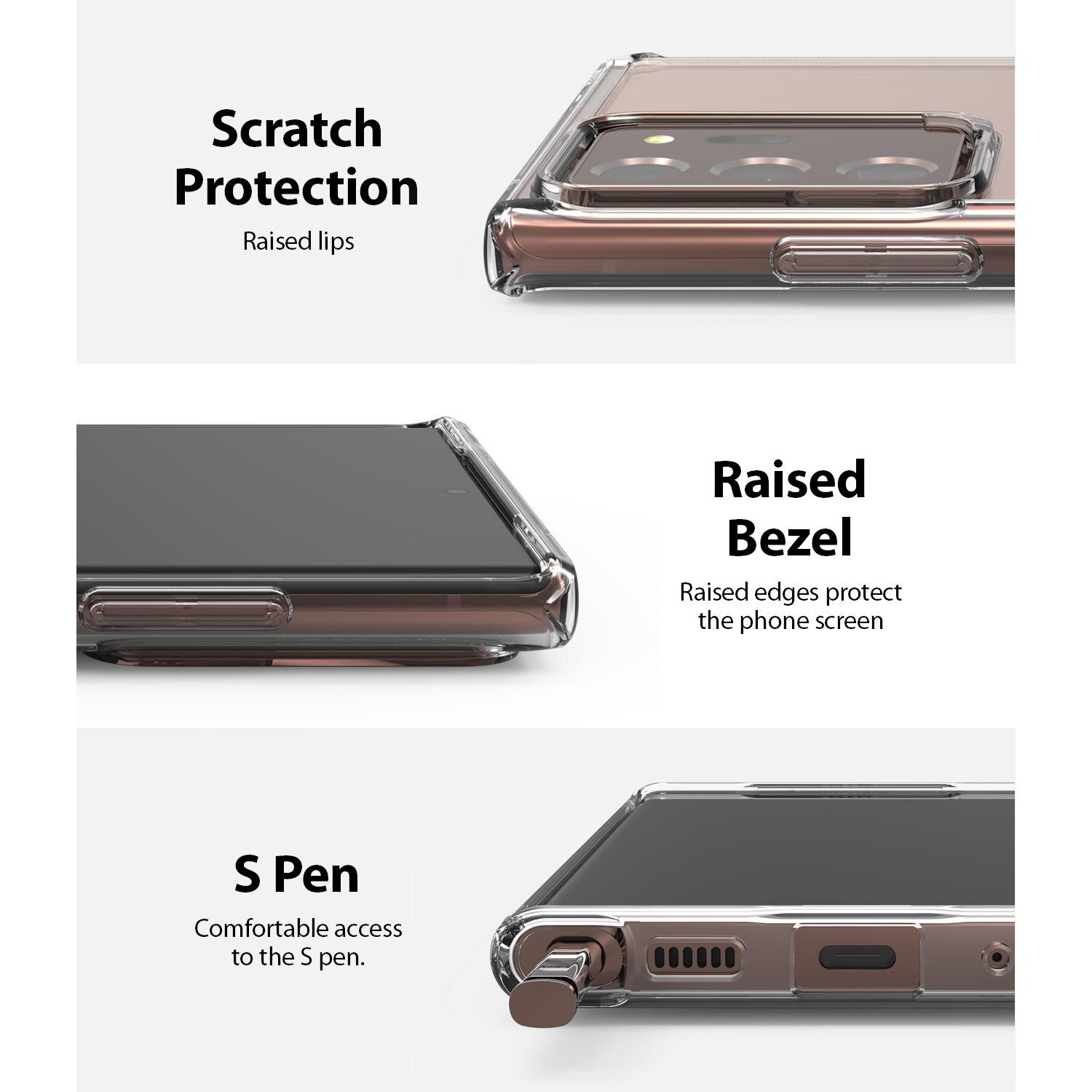 Fusion Case Samsung Galaxy Note 20 Ultra Transparent