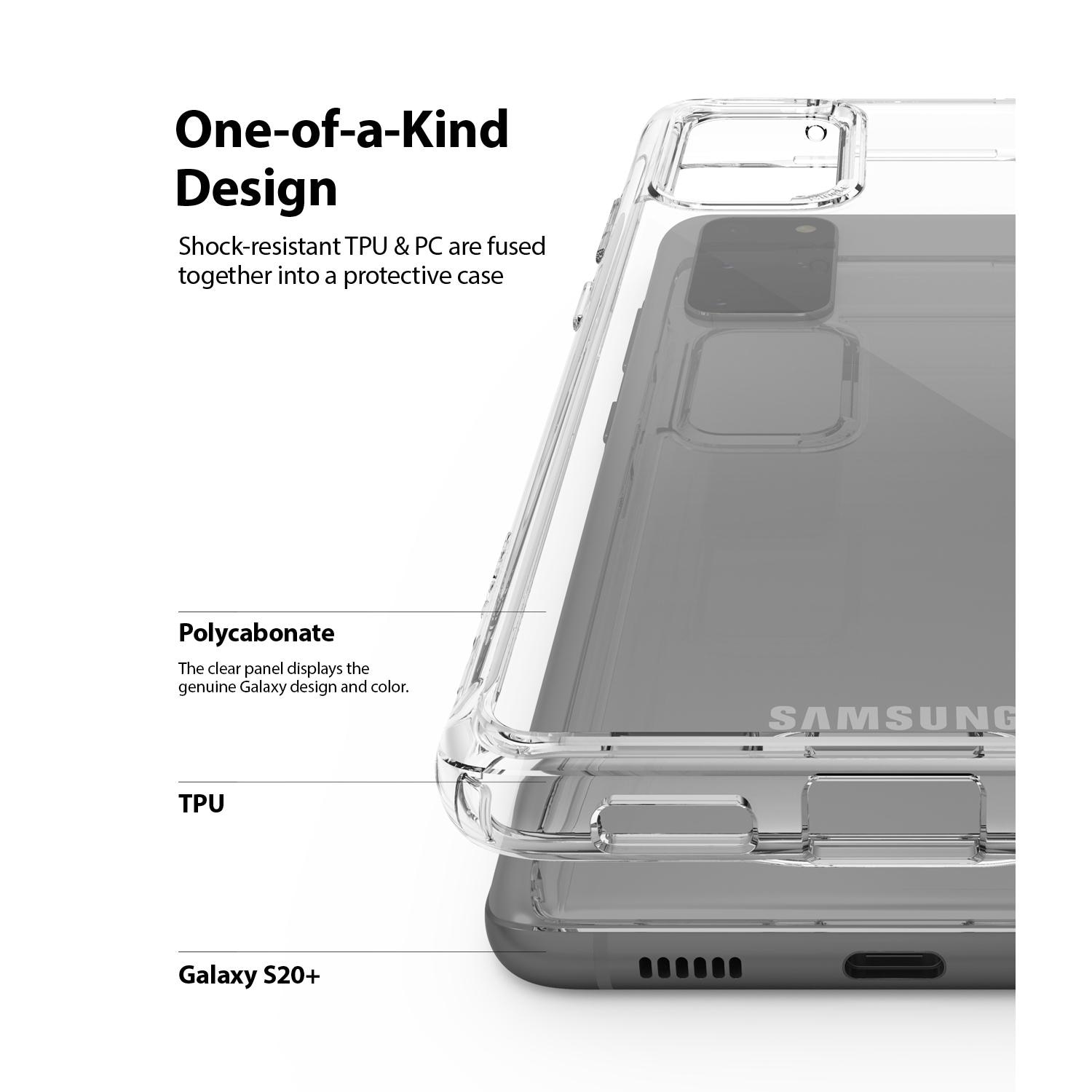 Fusion Case Samsung Galaxy S20 Plus Transparent