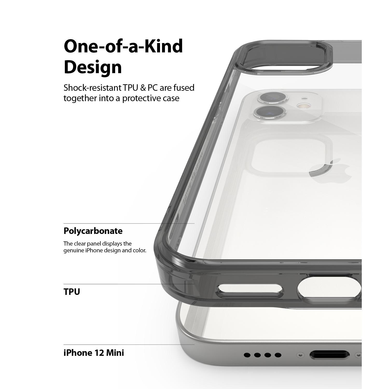 Fusion Case Apple iPhone 12 Mini Grau