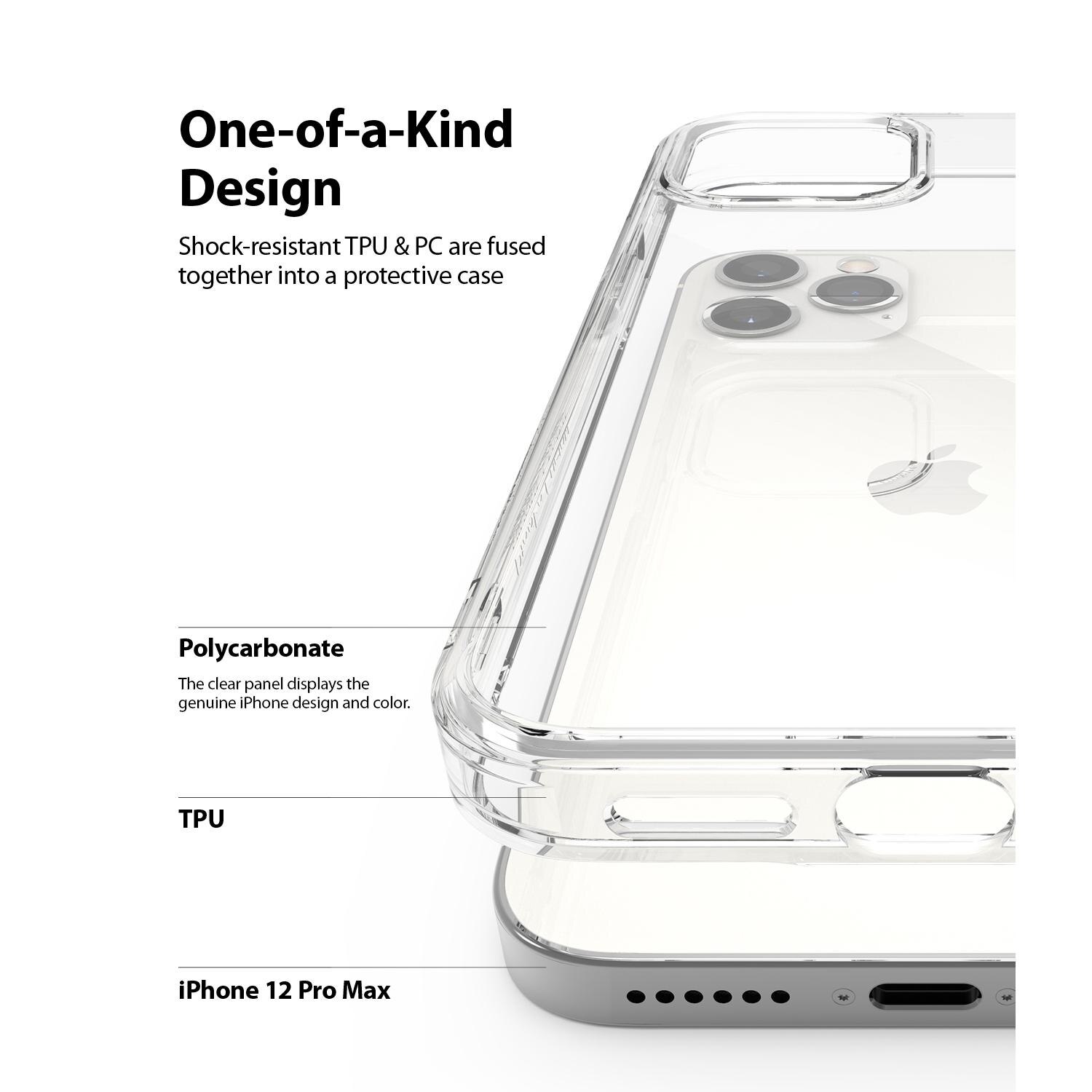 Fusion Case iPhone 12 Pro Max Transparent