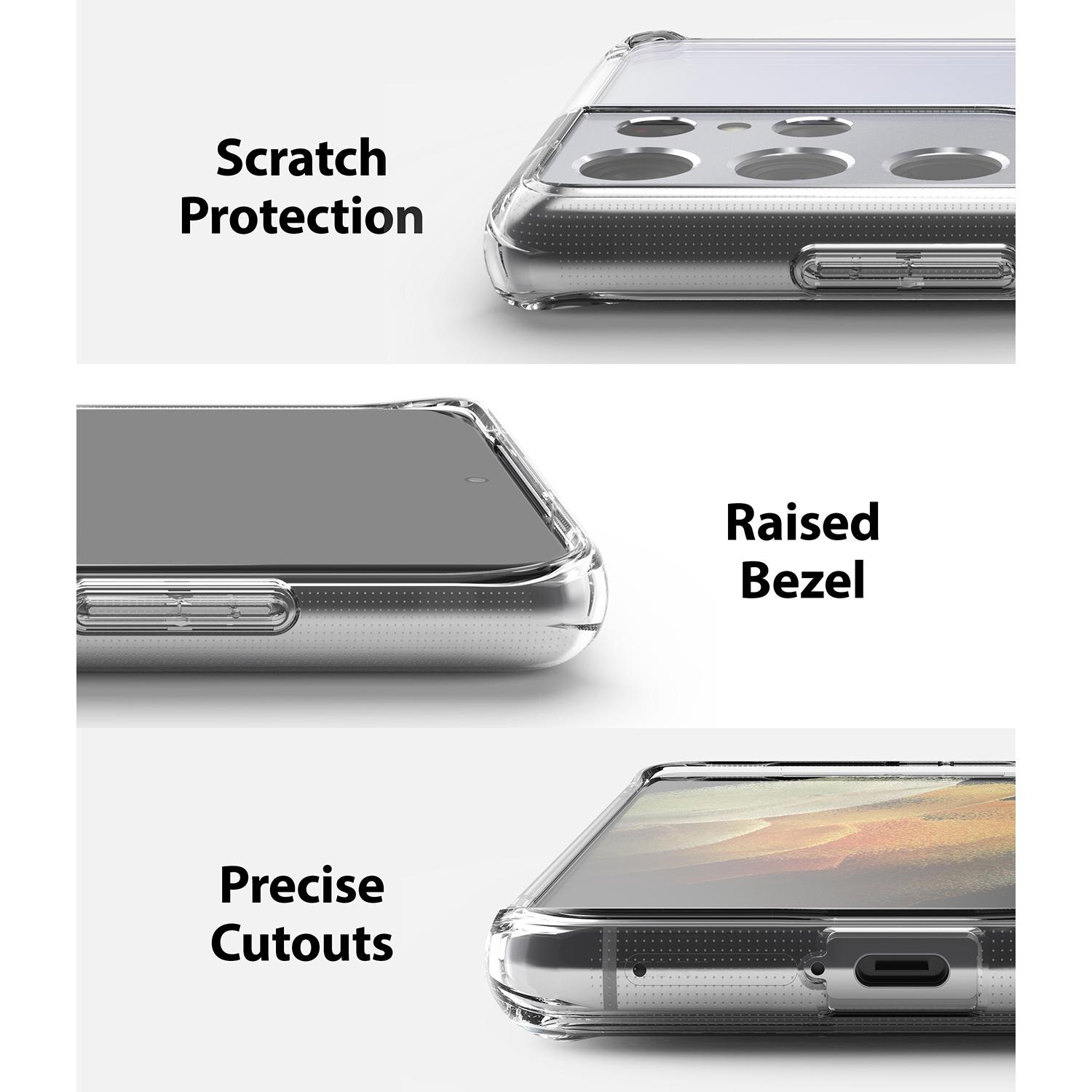 Fusion Case Samsung Galaxy S21 Ultra Transparent