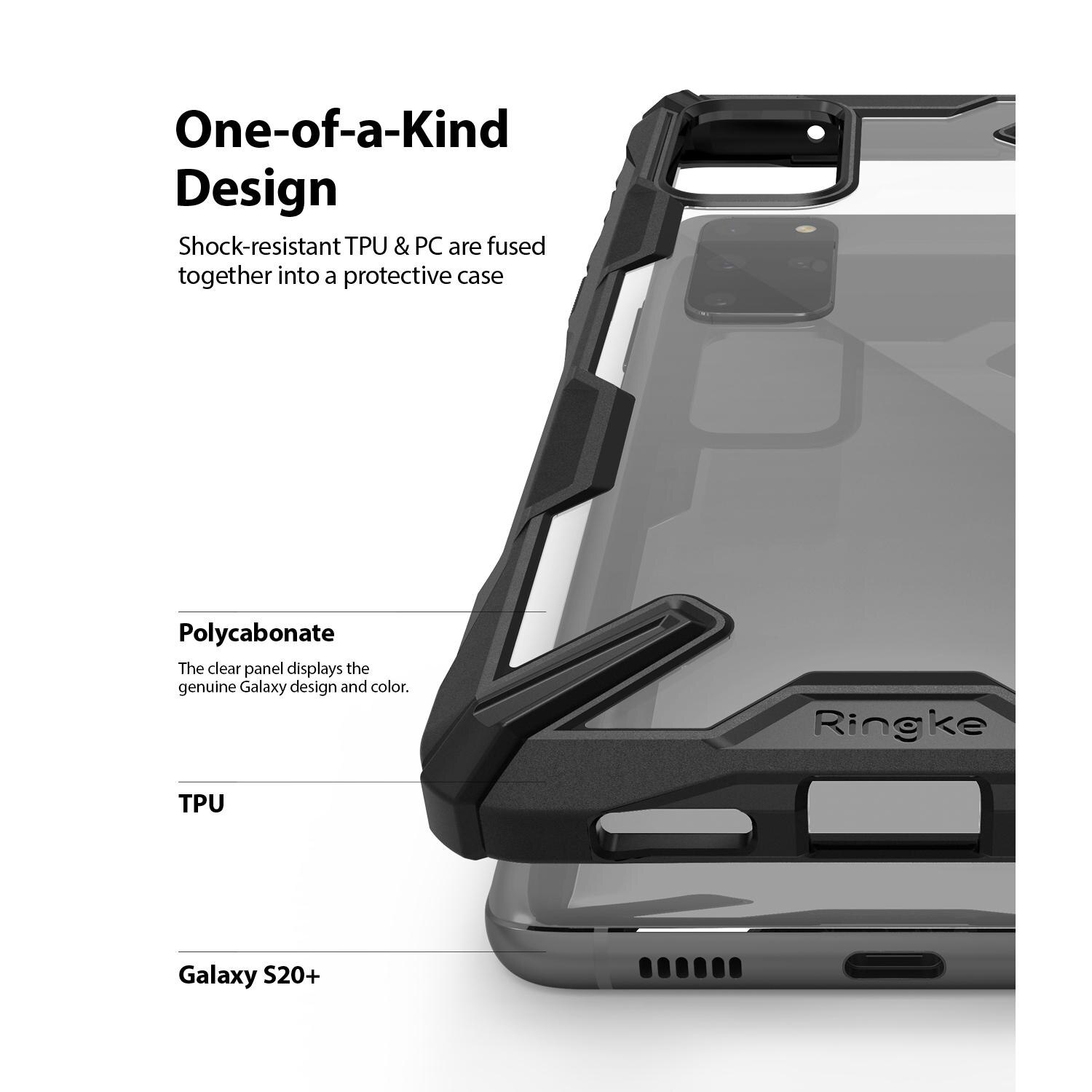 Fusion X Case Samsung Galaxy S20 Plus Schwarz