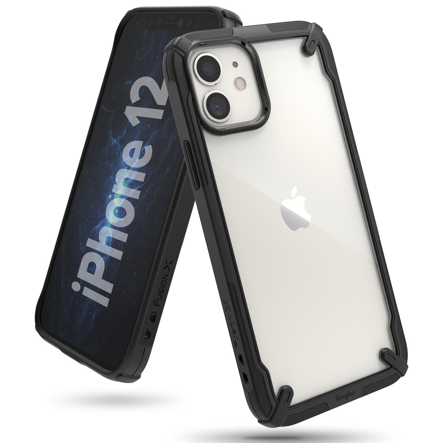 Fusion X Case iPhone 12/iPhone 12 Pro Schwarz