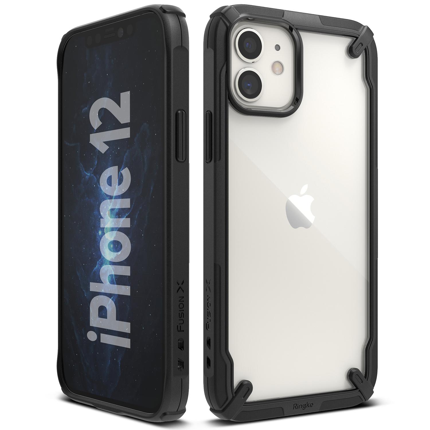 Fusion X Case iPhone 12/iPhone 12 Pro Schwarz