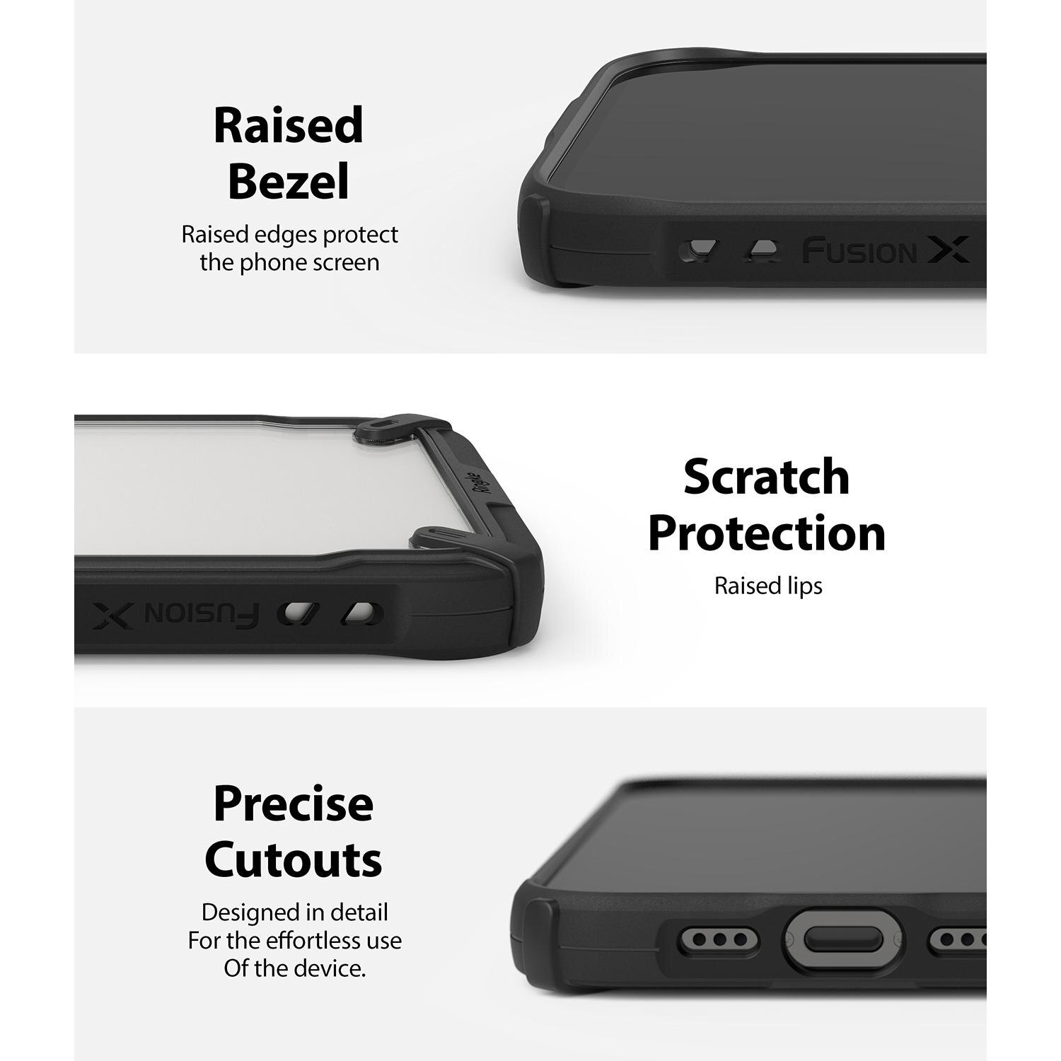 Fusion X Case iPhone 12/iPhone 12 Pro Schwarz