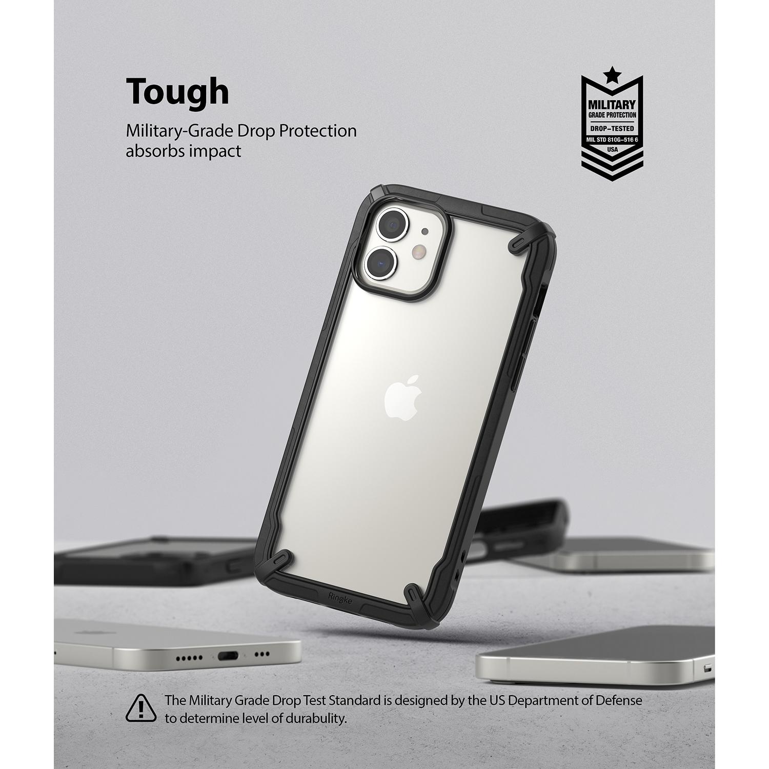 Fusion X Case iPhone 12/iPhone 12 Pro Schwarz