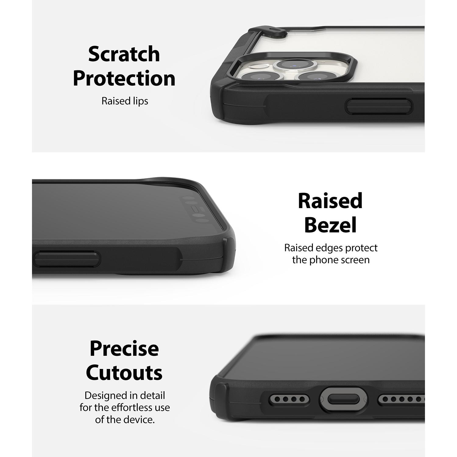 Fusion X Case iPhone 12 Pro Max Schwarz