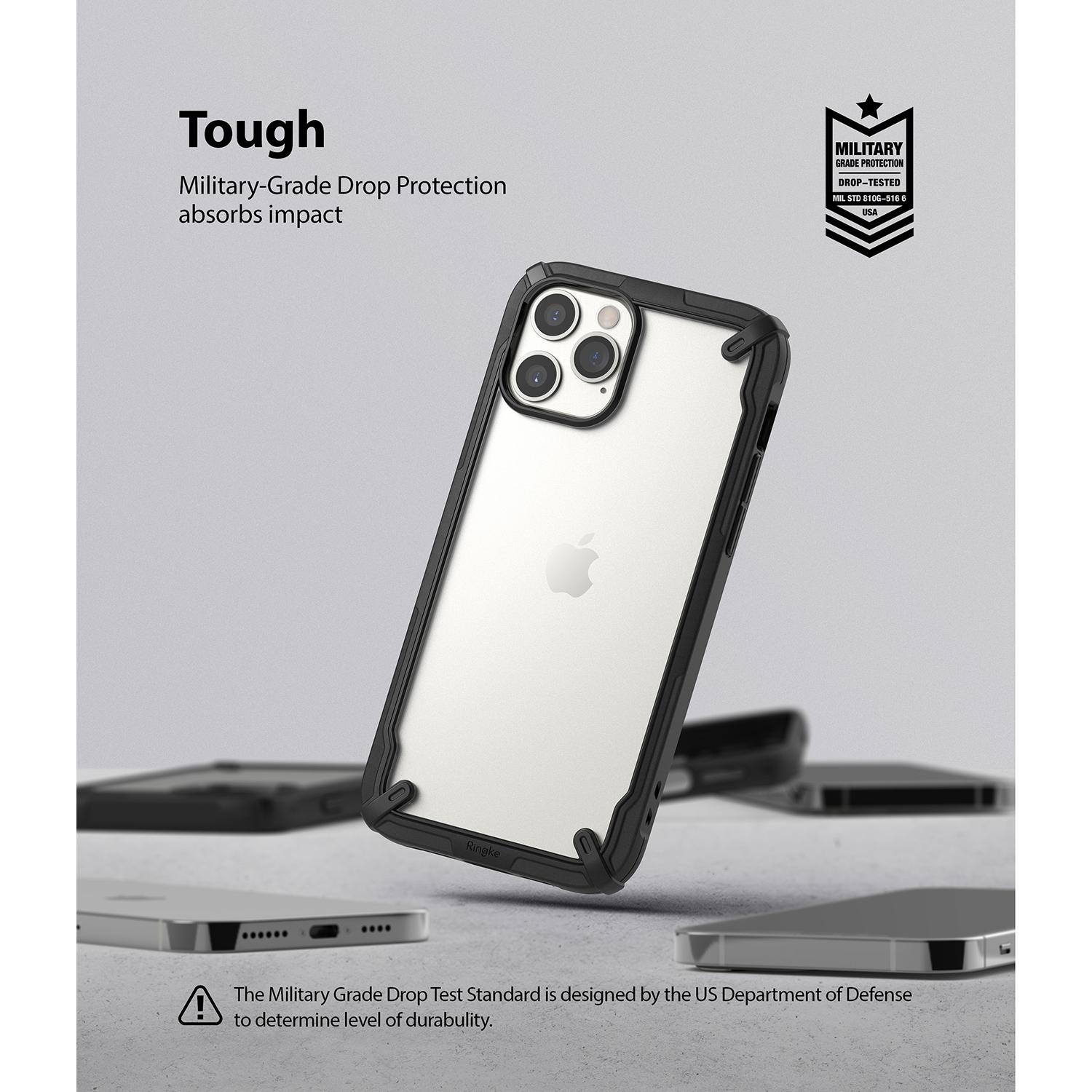 Fusion X Case iPhone 12 Pro Max Schwarz
