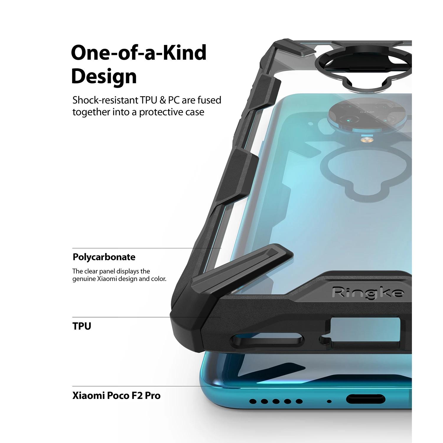 Fusion X Case Xiaomi Poco F2 Pro Black
