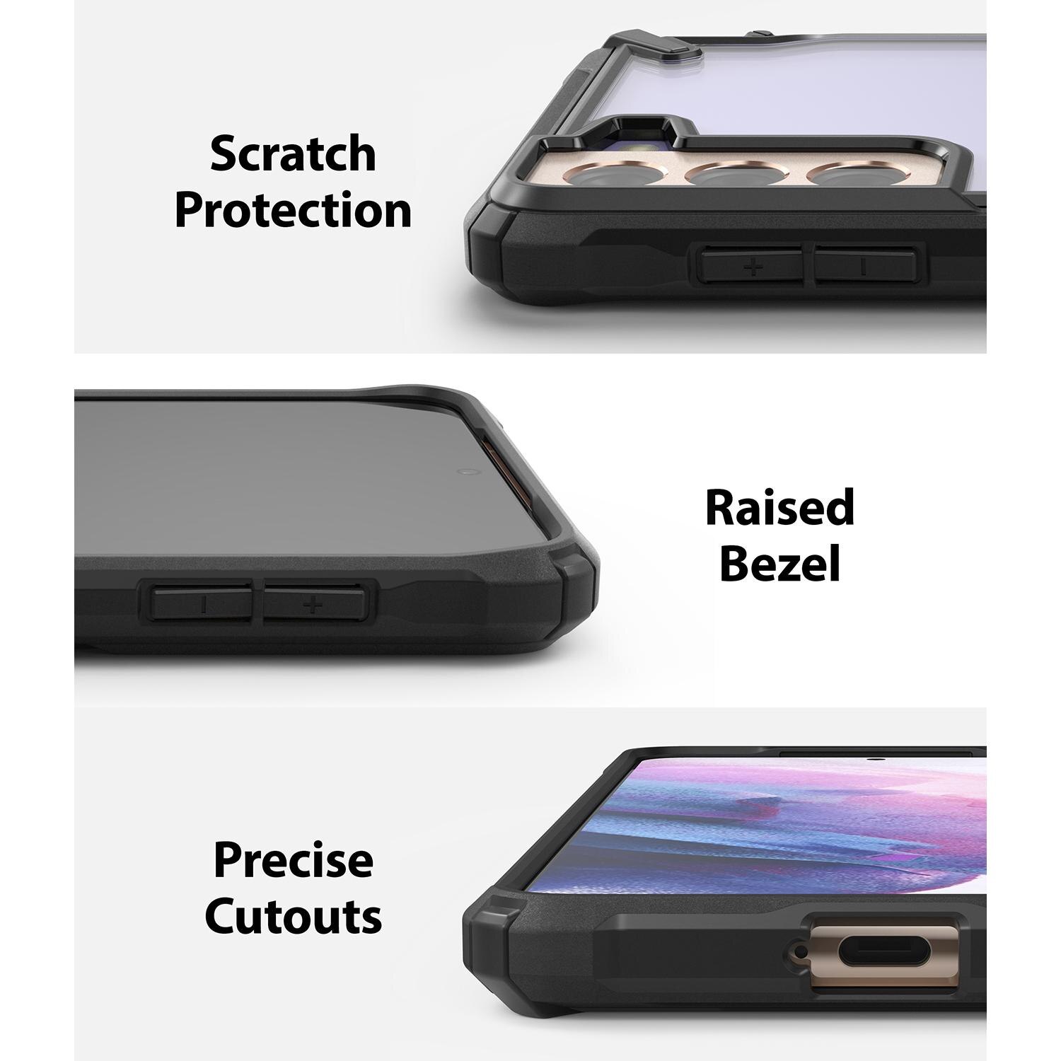 Fusion X Case Samsung Galaxy S21 Plus Schwarz