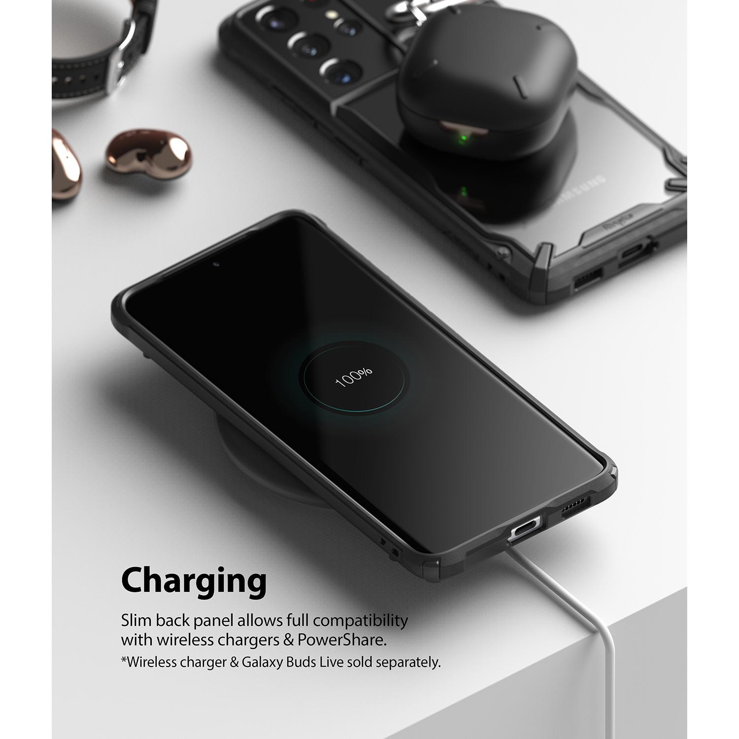 Fusion X Case Samsung Galaxy S21 Ultra Schwarz