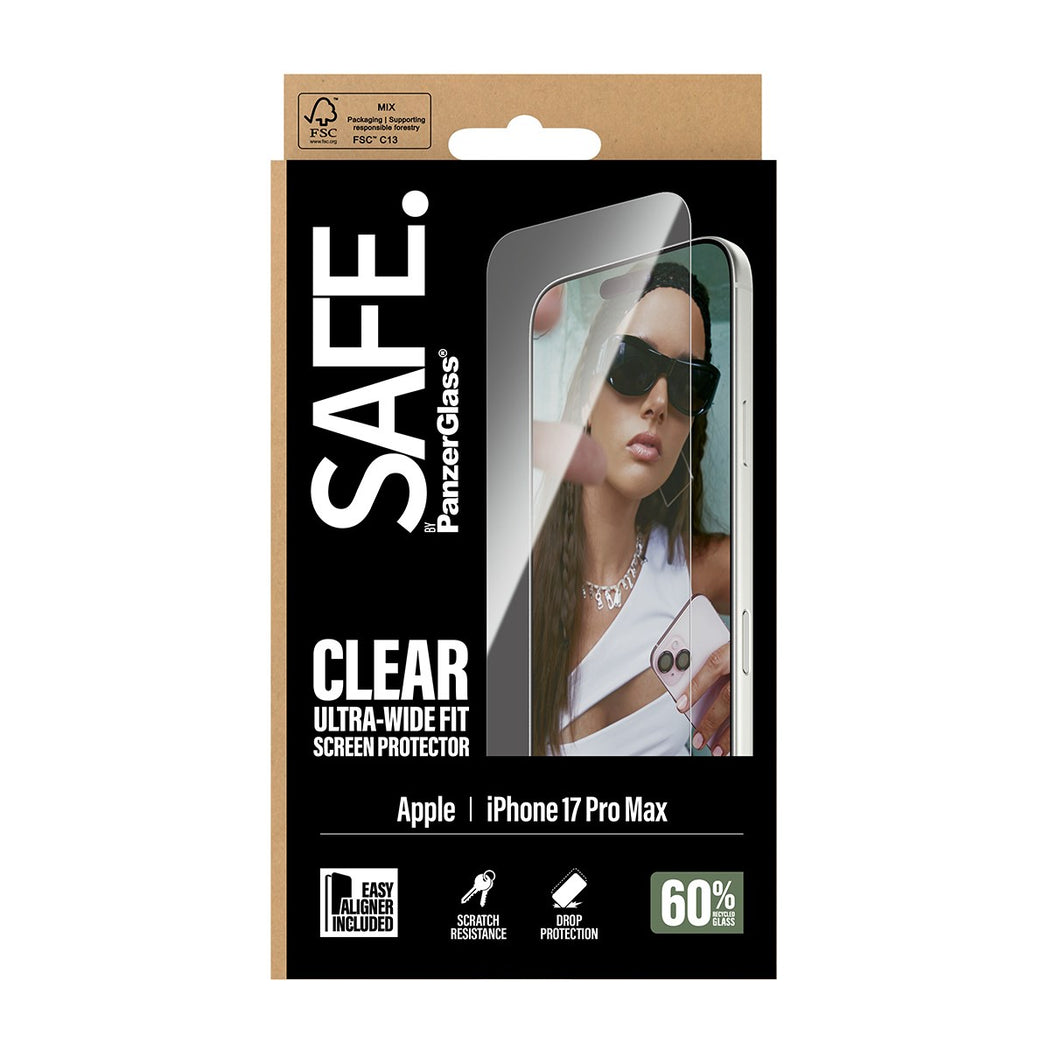 iPhone 17 Pro Max Displayschutz Ultra Wide Fit (with EasyAligner)